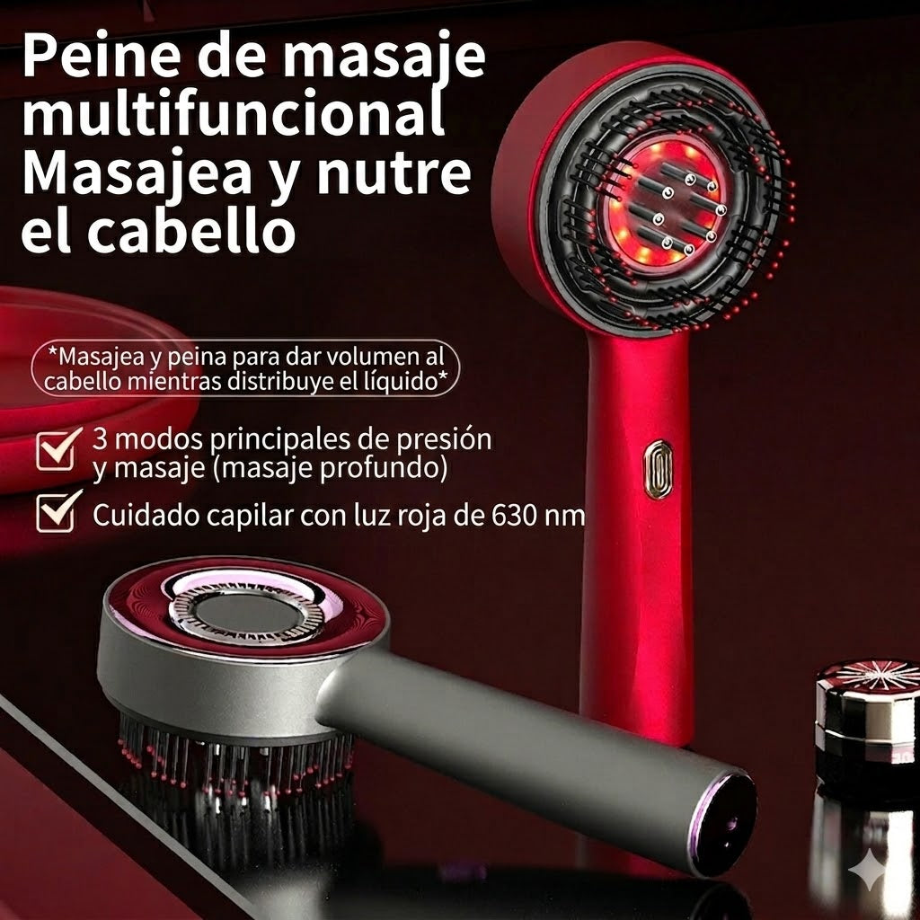 Cepillo Portátil de Masaje para el Cuero Cabelludo