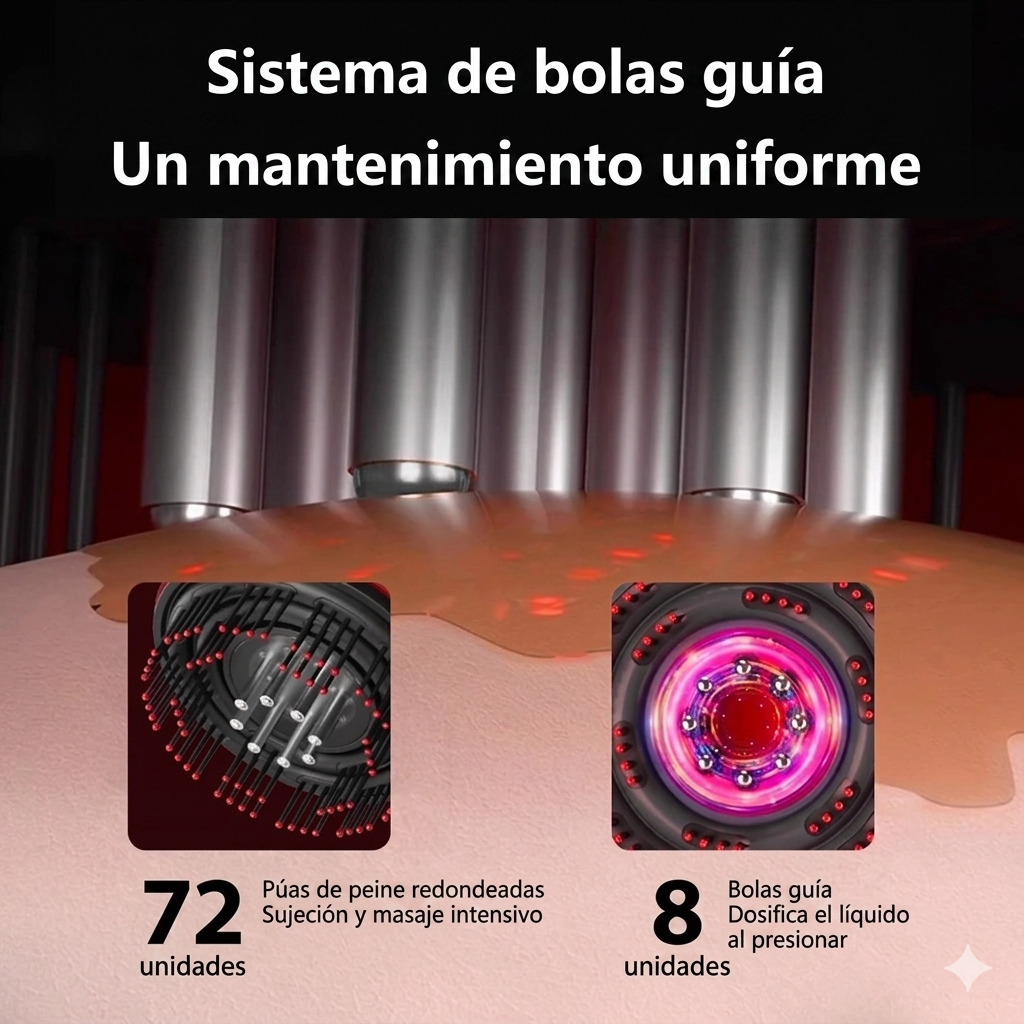 Cepillo Portátil de Masaje para el Cuero Cabelludo